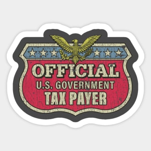 Official U.S. Taxpayer 1966 Sticker